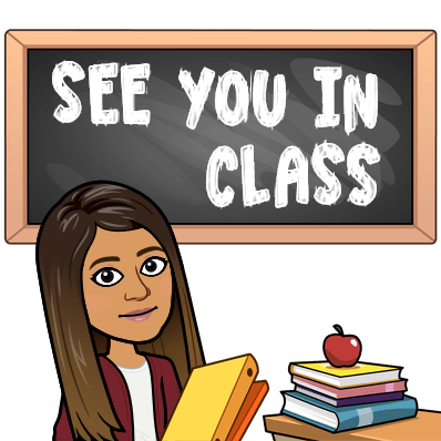 Bitmoji See You in Class