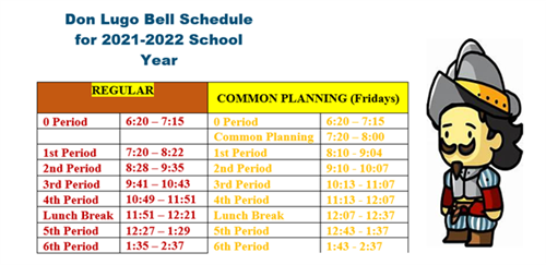 Bell Schedule