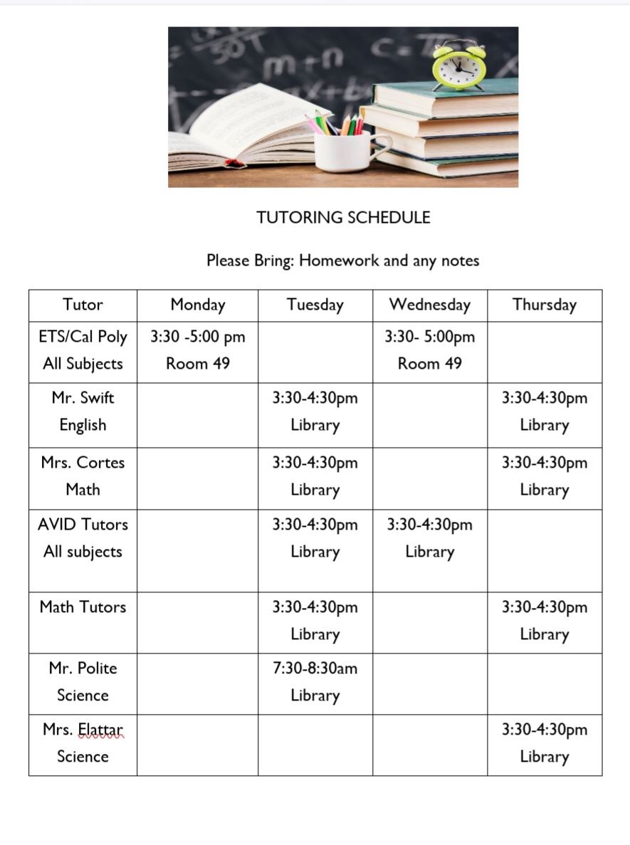 Schedule