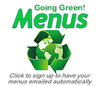 Going Green Menu logo 