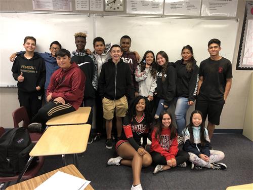 Rouchon's 9th graders 