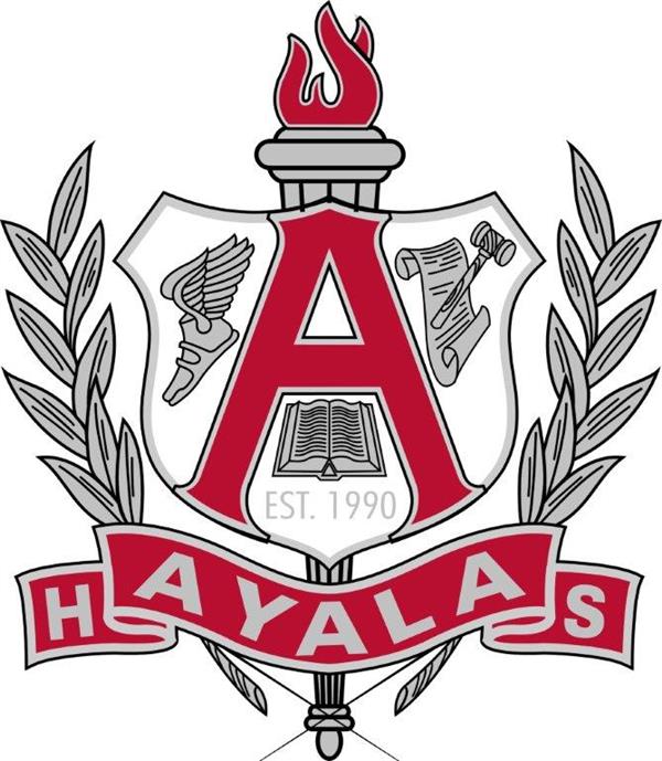 Ayala High logo, featuring a crest with a capital A in the middle