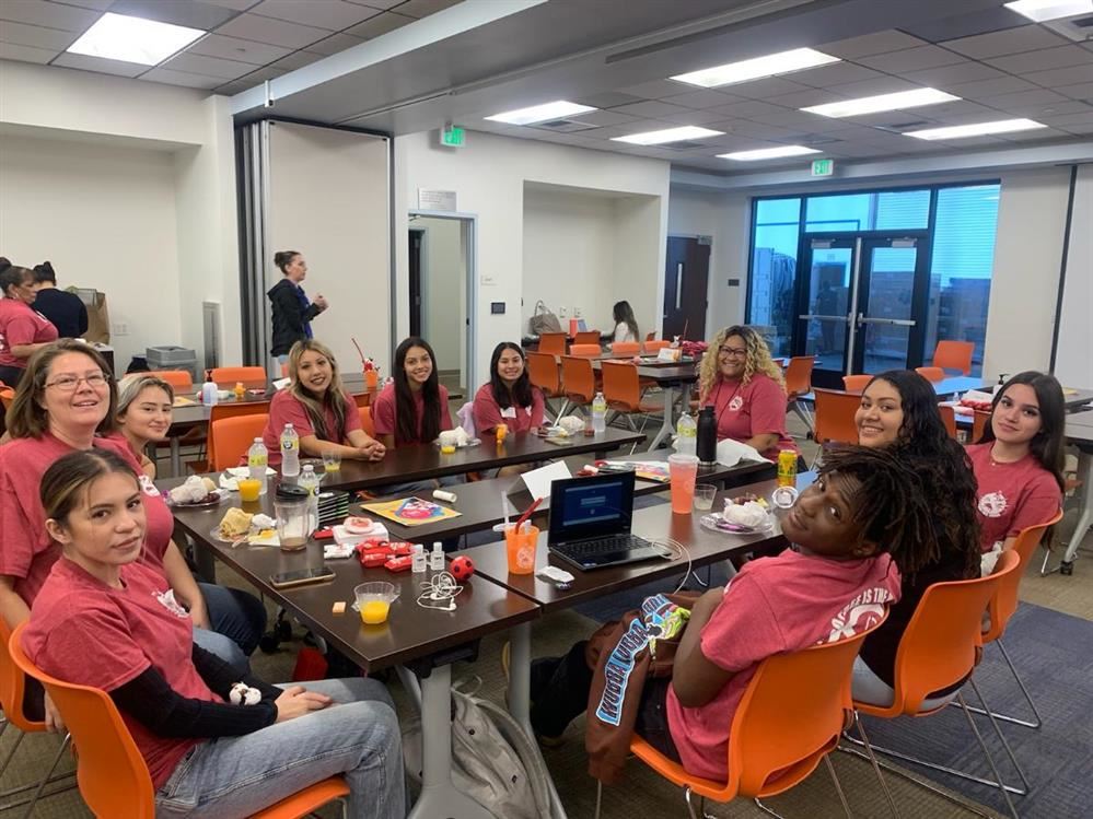 Your Leadership Class working hard at the District Training