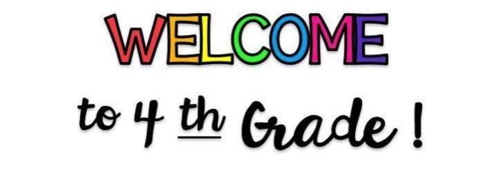 4th grade welcome