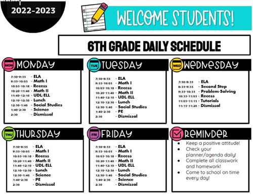 Daily Schedule