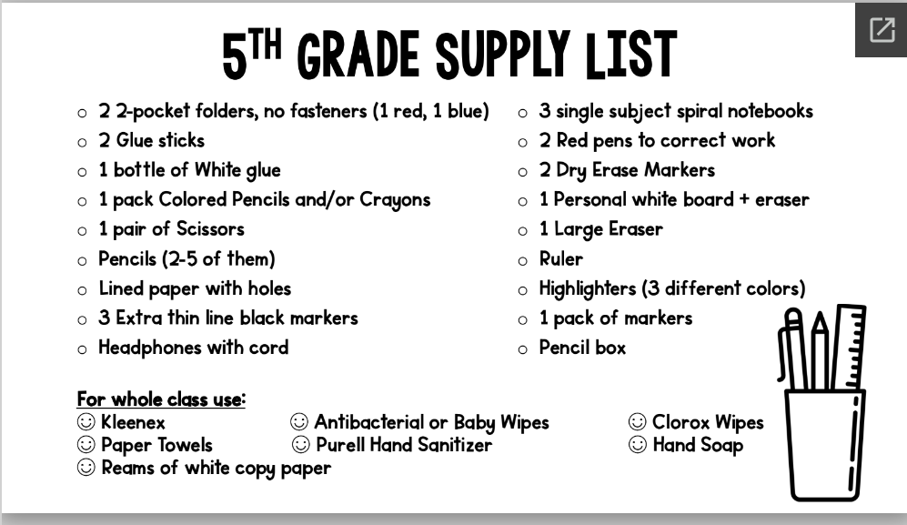 Supply List