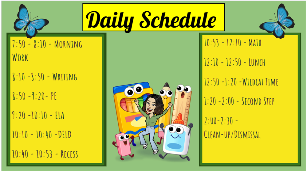 Picture of Daily Schedule