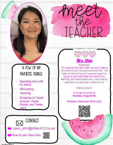 Meet the Teacher