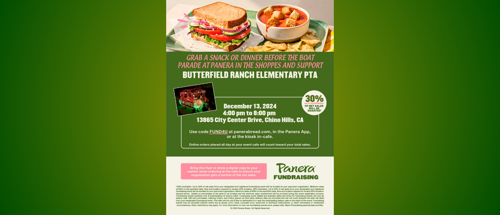 Panera Dinner Night